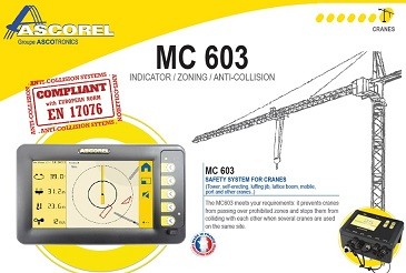 Tower crane anti-collision systems and loader weighing systems
