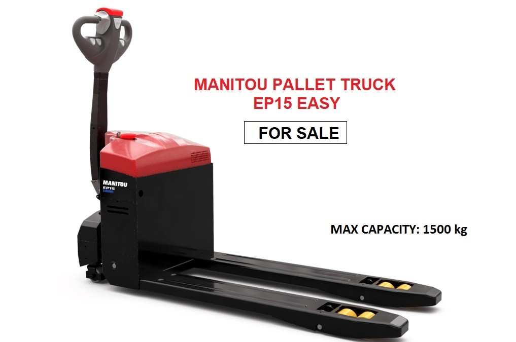 FOR SALE - ELECTRIC PALLET TRUCK MANITOU EP15 EASY